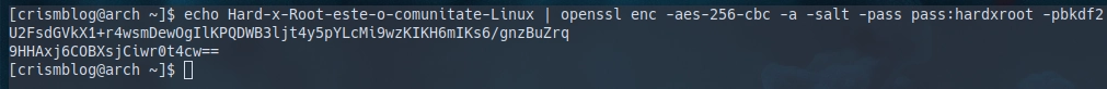 Encrypting a string with a password 1